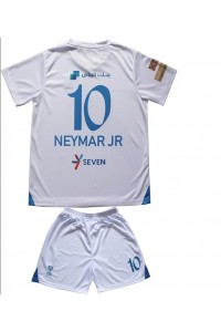 Fotbalové Dres Al-Hilal Neymar Jr #10 Dětské Venkovní Oblečení 2023-24 Krátký Rukáv (+ trenýrky)